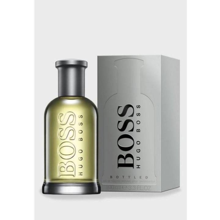 Hugo Boss Bottled Eau de Toilette 100 ml – Perfume Hombre Original, Colonia Masculina Amaderada Especiada — oferta en Miravia