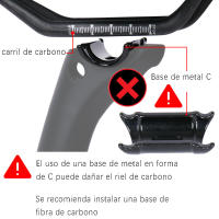 Sillín De Bicicleta De Fibra De Carbono Elitaone Ultraligero De 115g Asiento De Cuero Para Montaña Y Carretera 31A Unisex - details 8