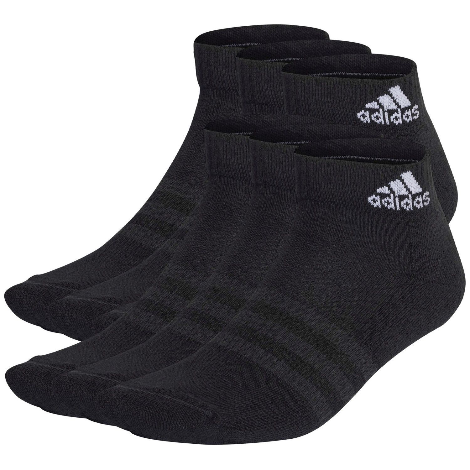 Adidas - Calcetines Adidas Sportswear Ankle Cushioned (6 Pares) - Negro