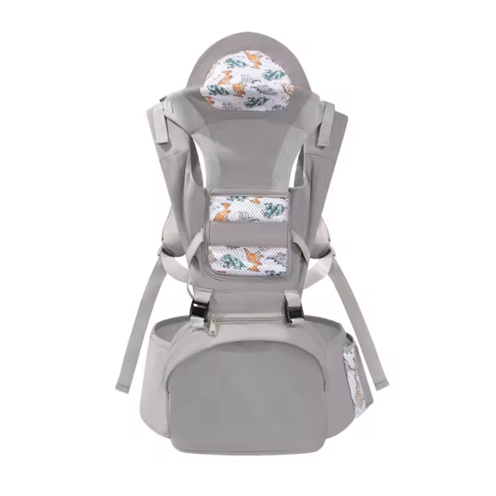 Taburete de cintura para bebé, ligero, para las cuatro estaciones, portabebés, taburete de cintura multifuncional para bebé, artefacto para bebé con dos compartimentos - 1