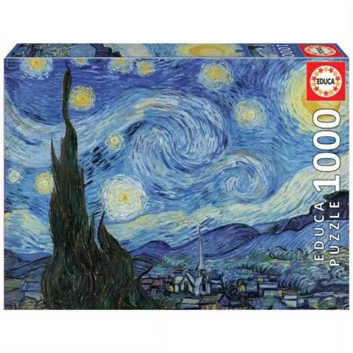NOCHE ESTRELLADA VAN GOGH PUZZLE 1000 PIEZAS - 1