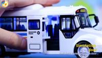 Modelo De Autobús De Escuela Con Inercia 1:30 Para Niños Juguete Educativo Con Sonido Luz Y Música Regalo De Cumpleaños - details 6
