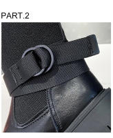 Botas Largas Para Mujer Nuevas De Lana Elásticas Botas Retro Con Suela Gruesa Botas De Rodilla Elegantes Zapatos Para Mujer - details 5