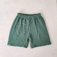 Shorts De Algodón Para Niños Y Niñas Pantalones Cortos Transpirables Y Suaves Para Verano Ropa De Bebé Estilo Casual Cierre Elástico Talla True Fit - details 11
