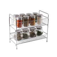 HOGUITA-Estantería Organizadora de Metal de 2 Niveles,Estante Multifuncional para Almacenamiento en Cocina, Baño, Oficina o Despensa | Organizador Compacto y Resistente para Ahorrar Espacio y Mantener Todo en Orden - details 5