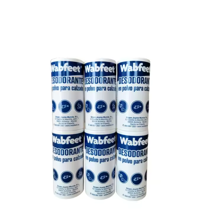 Wabfeet Polvos desodorantes para calzado - Pack 6 unidades, evita mal olor y humedad en tus zapatos - 1