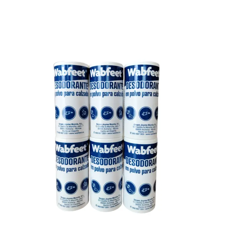 Wabfeet Polvos desodorantes para calzado - Pack 6 unidades, evita mal olor y humedad en tus zapatos - 1