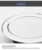 Spot LED De Cocina Impermeable 7W 9W 12W 15W 18W Luz Blanca Cálida Y Fría Redonda Revestimiento De Plástico PP Instalación Recesiva - details 4