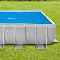INTEX - Cobertor solar piscina rectangular, 488x244 cm, con orificios de drenaje, conserva la temperatura, reduce la evaporación del agua - details 5