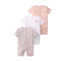 Mono de verano para bebé, de manga corta, con cremallera de doble cabeza, para gatear, para recién nacido, caja de regalo - details 8