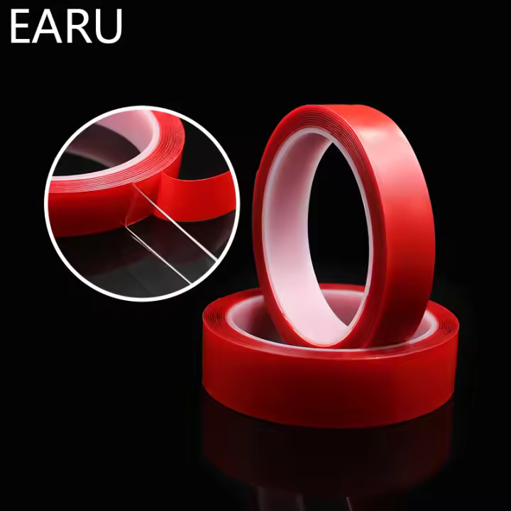 Cinta Adhesiva Doble Cara 3M Transparente De Esponja Acrílica Super Fuerte 5mm-15mm Sin Rastros Para Manualidades Y Decoración - 1