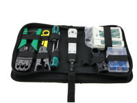 Kit De Herramientas De Reparación De Red 11 En 1 Prueba De Cable LAN Cortador De Cables Herramienta De Crimpado Y Mantenimiento Para Computadora - details 1