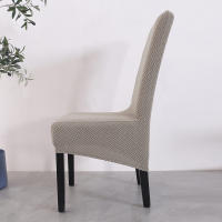 Cubierta De Silla Jacquard Talla XL Con Espalda Para Bodas Y Comedor Cubierta De Asiento Moderna Resistente Al Envejecimiento Para Sillas De Cocina - details 3