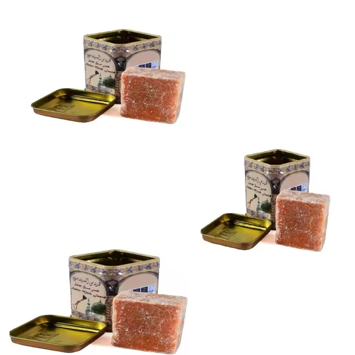 PACK 3 x HEMANI original Amber Musk Jamid, perfume sólido oriental, ámbar y almizcle - 1