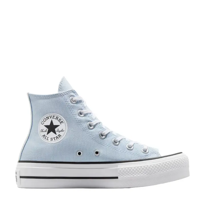 Zapatillas azules Converse Chuck Taylor All Star Lift De Plataforma Y Lona - 1