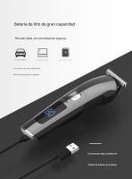 Juego de cortadora de cabello eléctrica, cortadora de cabello eléctrica, cortadora eléctrica multifuncional de cabello graso lavable para todo el cuerpo，Regalos para el día del padre。 - details 2
