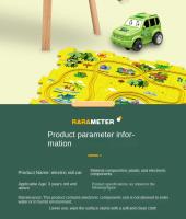 Juguete Educativo Para Niños Asamblea DIY De Coche Eléctrico Con Vía Automática Escena De Ciudad Construcción Regalo De Día De La Tierra - details 10