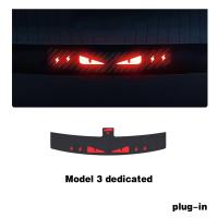 Emblema De Luz Trasera Para Coche Adhesivo Para Tesla Y Auto Montado Proyección Placa De Decalcomanía Para Tesla Modelo 3 - details 1