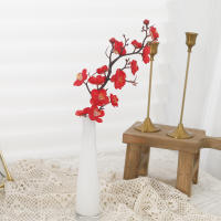 2PCS Flores Artificiales De Cerezo De Seda 60CM Para Decoración De Hogar Arreglo Floral Para Vaso Falsas Decoración De Navidad Y Boda - details 5