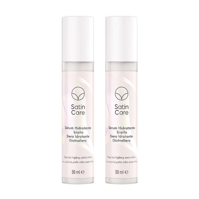 Gillette Venus Satin Care Pack de 2: serum hidratante diario para ingles y zona intima (50ml x 2)