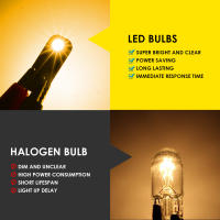 2x Luces LED T10 Para Vehículos Bombillas W5W Canbus 6000K Luz Interior Del Coche Lámpara De Lectura Luz De Placa De Licencia Naranja Universal 12V 1W - details 3