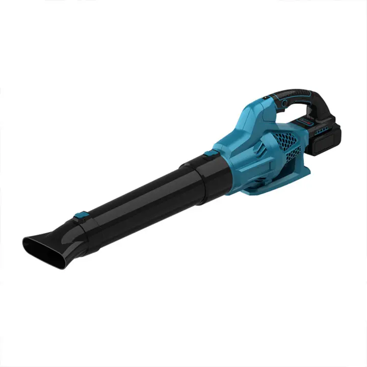 Soplador de hojas inalámbrico de 21 V, 2 baterías + cargador de 1.2 A, 6 velocidades, 17000 rpm - 144 km/h, viento fuerte, soplador de hojas eléctrico, soplador de polvo - 1