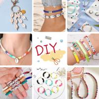 Kit De Hacer Pulseras Con 4200 Piezas De Cuentas De Arcilla Polimérica En 28 Colores Cuentas Planas Y Redondas Para Joyería Para Niñas - details 0