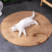 Alfombra De Rattan Para Gatos Mordedor Para Afilar Uñas Protector De Sofá Y Muebles Poste De Agarre Para Gatos - details 0