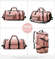 Bolsa de viaje grande de lona de 65 l, bolsa deportiva con compartimento para zapatos para mujeres y hombres. - details 0