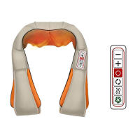 Chalé De Masaje Cuello 3D Eléctrico En Forma U Con Calor Infrarrojo Y Rodillazos Para Espalda Y Hombros Masajeador Shiatsu Para Uso En Casa Y Coche - details 8