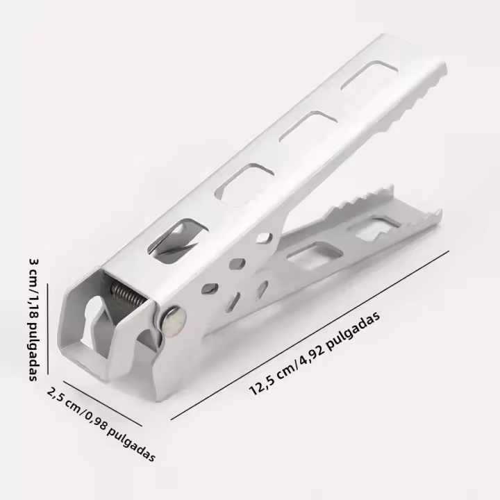 Pinza De Cocina Anti-derretimiento De Aleación De Aluminio Clip Para Olla Tazón Accesorios De Cocina Anti-ensuciamiento Para Exteriores Y Hogar - 1