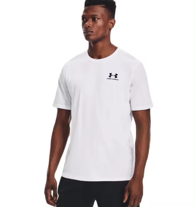 Camiseta Under Armour Sportstyle Lc Blanco T Shirt 1326799-100 - 1