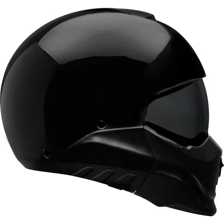 Bell Moto Casco Convertible Broozer Negro Adulto - 1