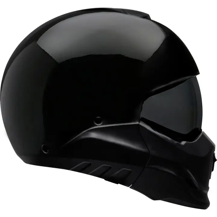 Bell Moto Casco Convertible Broozer Negro Adulto - 1