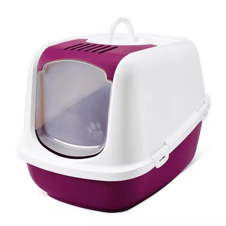 Arenero Cubierto Savic Nestor JUMBO - Extra Grande, Puerta y Filtro | 48.5x66.5x46.5 cm - 1