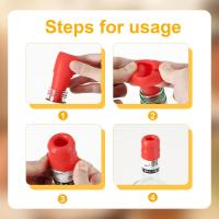 Tapones de silicona para botellas de vino, reutilizables, con Doble sellada. - details 1