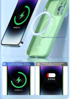 Funda Magnética Original Para iPhone 15 14 11 12 13 pro Max Mini plus XR XS Silicona Líquida Con Carga Inalámbrica Compatible Con Apple - details 4