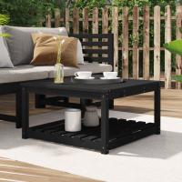 vidaXL Mesa de jardín madera maciza de pino 82,5x82,5x45 cm en color Pino natural/Pino gris/Pino marrón miel y más | estructura resistente ideal para salón dormitorio o estudio - details 4