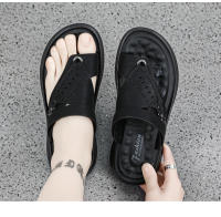 Sandalias De Flip-flop Para Hombre Verano Outdoor Casual Zapatillas Doble Propósito Antideslizantes Impermeables Suela Suave Cómodas Transpirables Zapatos De Playa - details 15