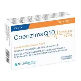 Vitalfarma Coenzima Q10 Complex 40 mg 30 Cápsulas - 1
