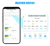 Válvula De Solenoide Inteligente FUJIN Para Riego De Jardín Con Timer Bluetooth WiFi 2-Maneras Control Remoto Por Teléfono Móvil Material Plástico - details 5