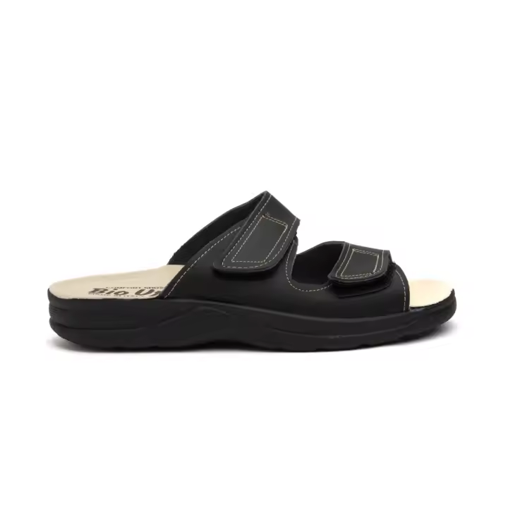 Sandalias-Zuecos de hombre Anatómicos de piel marrón by Bio Up Piel Piel Piel acolchada - 1