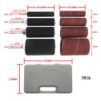 Kit De Mando Elíptico 20pcs Con Caja Sandía De Banda De Mando Y Mandril De Goma Para Herramienta Rotativa De Carpintería - details 1
