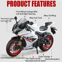 Modelo De Motocicleta SUZUKI GSX-1000R a Escala 1:9 Para Niños Juguetes De Metal Con Ruedas De Aleación Absorción De Choques Regalo Para Niños Boys - details 13