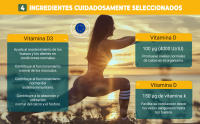 FOODELIS Vitamina d3 y k2  Contribuye a la Salud Ósea  Fortalece el Sistema Inmune  Apoya al sistema cardiovascular y arterial  2 en 1  60UD - details 1
