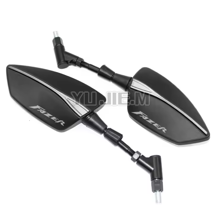 Espejos Lateral Para Motocicleta Yamaha FZ6 FAZER 2004-2022 Accesorios Universales De Motocicleta Espejos Retrovisores Laterales Material ABS Shell Acero Y Vidrio - 1