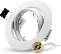 Spot LED Recargado Negro/Blanco Luz De Techo Con Soporte Redondo Para Bombilla MR16 GU10 Ajustable Y Auto-contenido - details 4