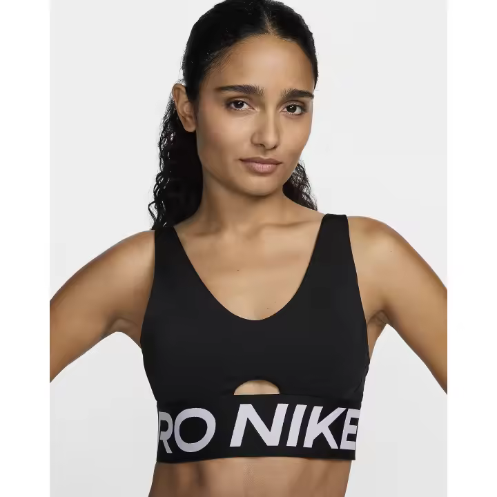 Bra Nike Pro W Negro - Soporte Deportivo Mujer - 1