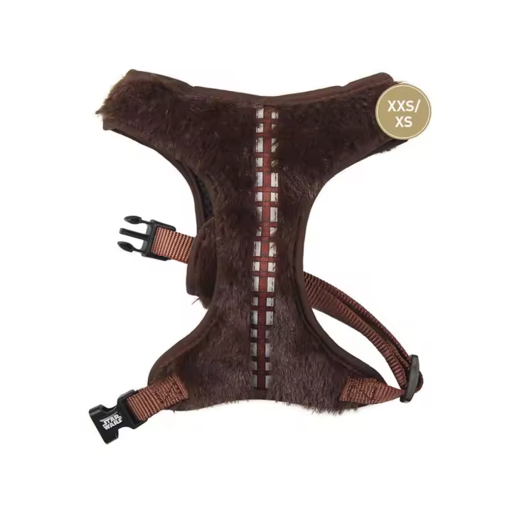 ▷ ARNÉS PREMIUM PARA PERRO DE CHEWBACCA TALLA XXS/XS by Pequeños Gigantes - 1