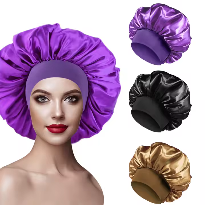 Paquete de 3 gorros de Seda para dormir - 1